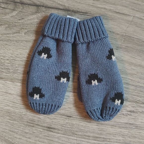 New With Tags BabyGap Disney Minnie Mouse‎ Size XS/S (12-24 Months) Blue Mittens - Picture 3 of 6